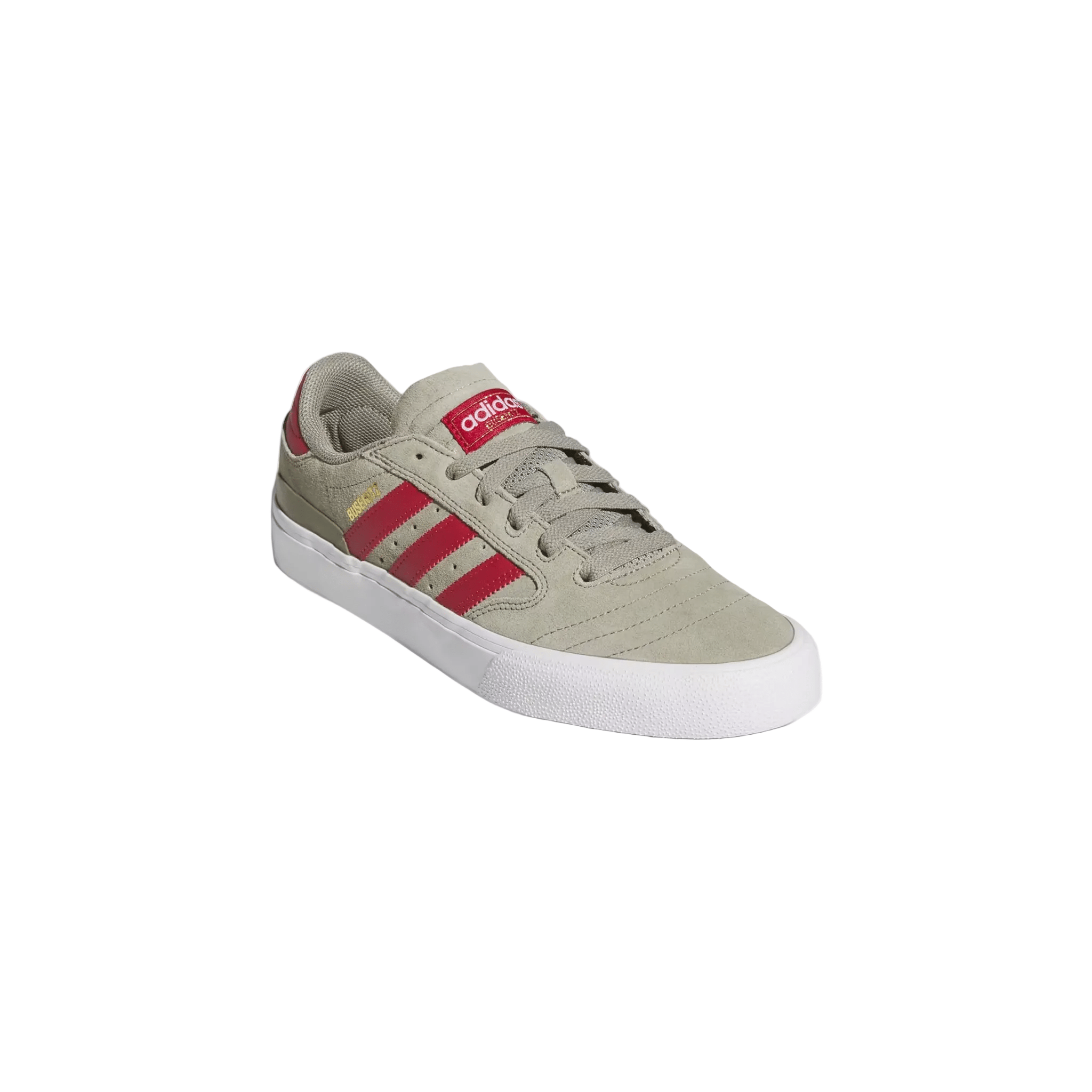 Adidas Busenitz Vulc II Skate Shoe - Silver Pebble / Team Victory Red / Cloud White - 7B Boardshop