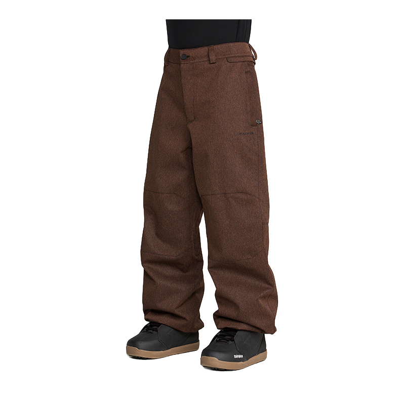 Volcom Snow Billow Pant in Brown Denim