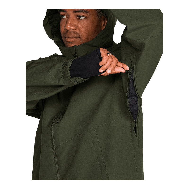 Volcom Brighton Full Zip Men's Snow Jacket 2026/27 - Dark Green - 7B Boardshop