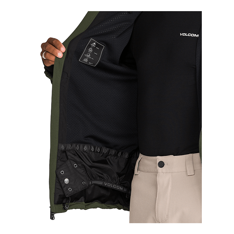 Volcom Brighton Full Zip Men's Snow Jacket 2026/27 - Dark Green - 7B Boardshop