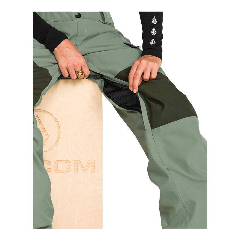Volcom Creston 3D Stretch Bib 2026/27 - Light Green