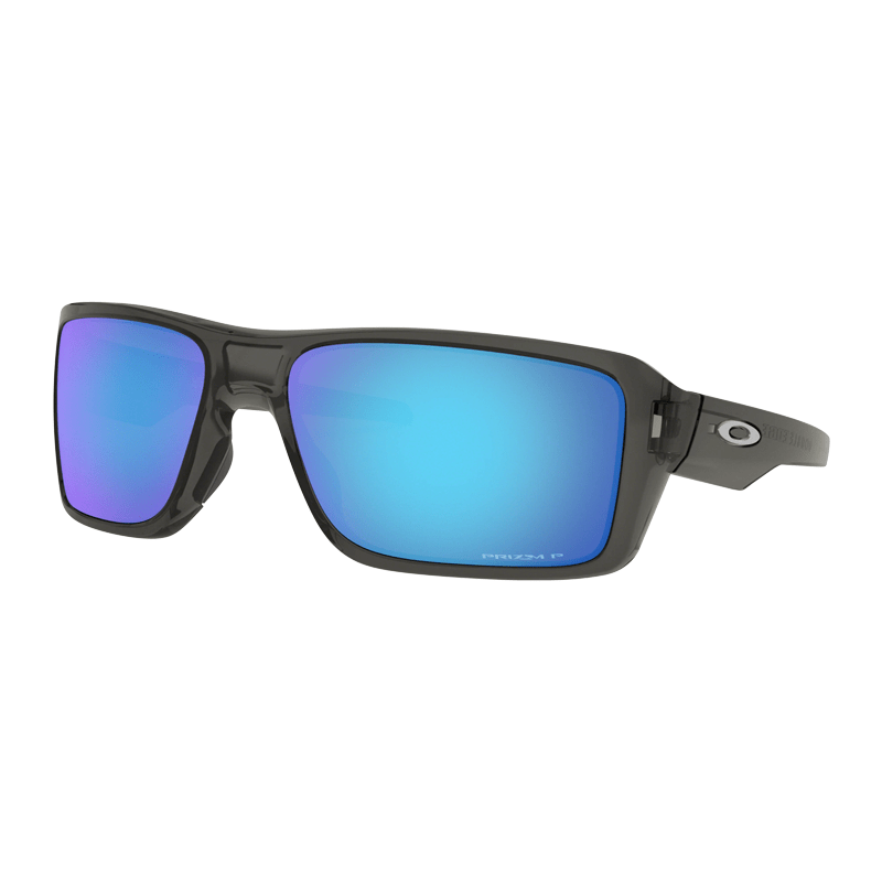 Oakley Double Edge Grey Smoke w/ Prizm Sapphire Polarized - 7B Boardshop