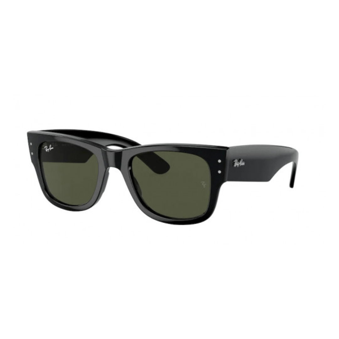 Ray Ban Mega Wayfarer - Black W/Green - 7B Boardshop