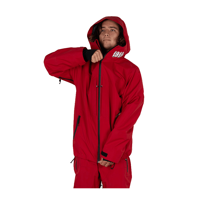 1910 Auburn 3L Snow Jacket - Grey - 7B Boardshop