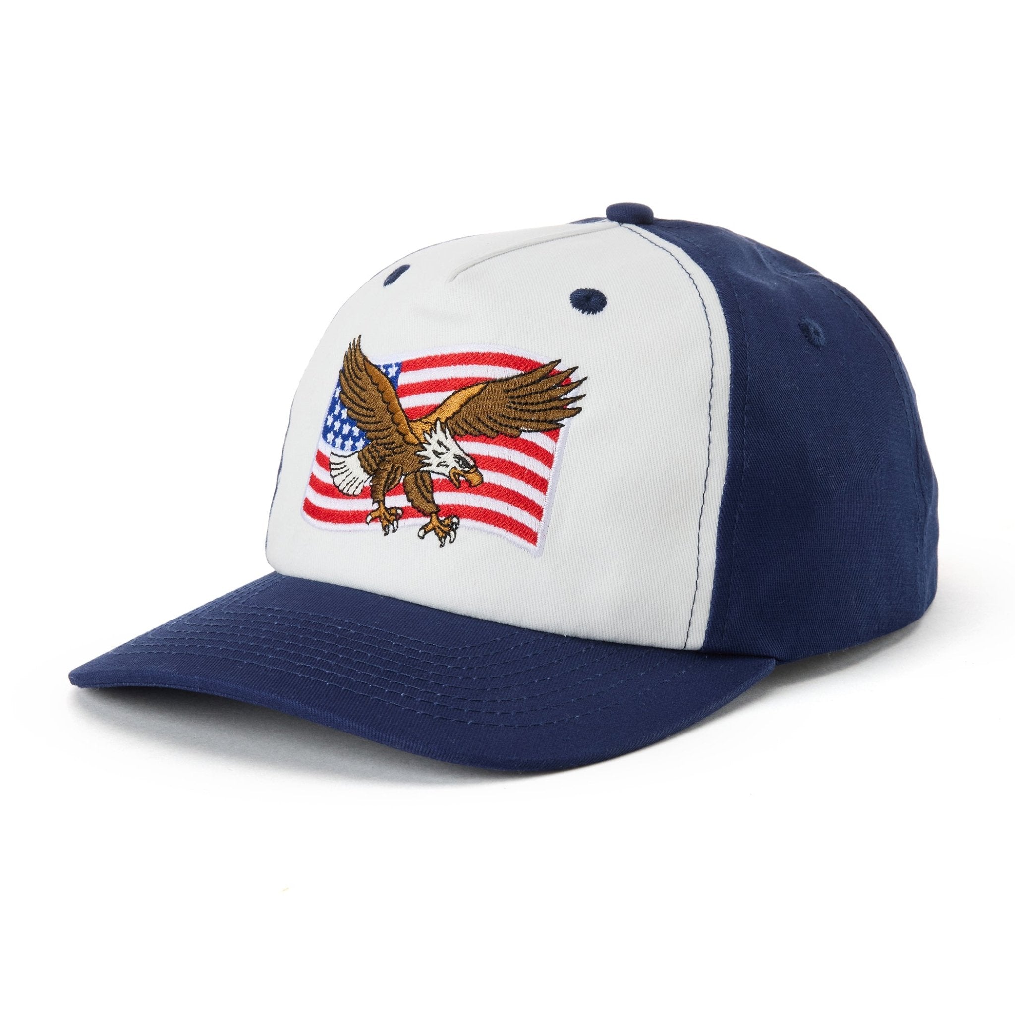Seager SGR USA Snapback – Navy/White - 7B Boardshop