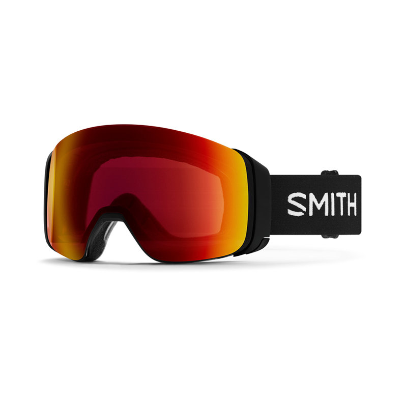 Smith 4D Mag Black W/ ChromaPop Sun Red Mirror + Yellow Flash