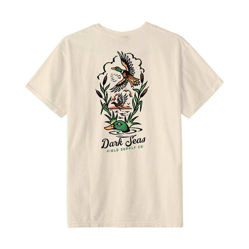 Dark Seas Wild Duck Men's S/S T-Shirt – Tofu - 7B Boardshop