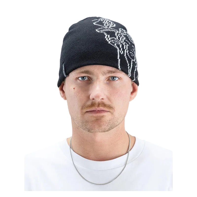 Beyond Medals Angel Jacquard Beanie - Black - 7B Boardshop