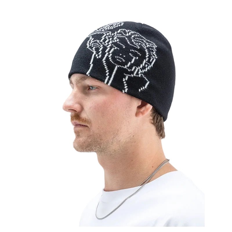 Beyond Medals Angel Jacquard Beanie - Black - 7B Boardshop
