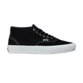 Black athletic shoe on a white background