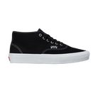 Black athletic shoe on a white background