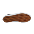 Black athletic shoe sole on a white background