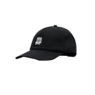 A black baseball cap with a small white and black 'PINE CREEK' logo patch on the front, displayed against a solid gray background.
