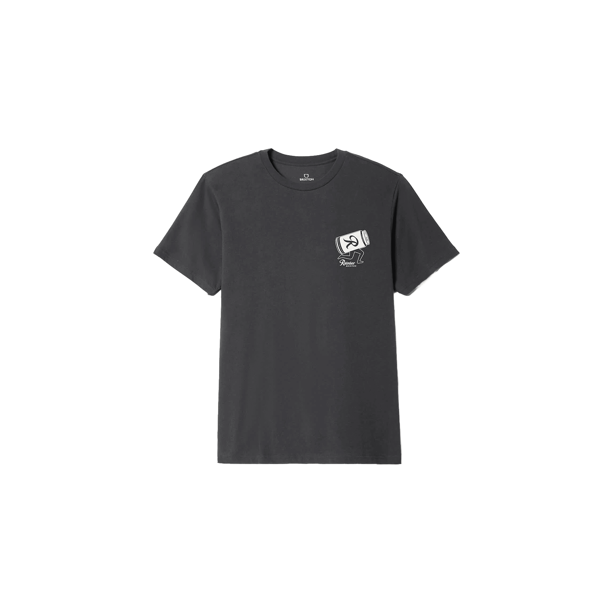 Brixton x Rainier Beer Run T-Shirt - Black - 7B Boardshop