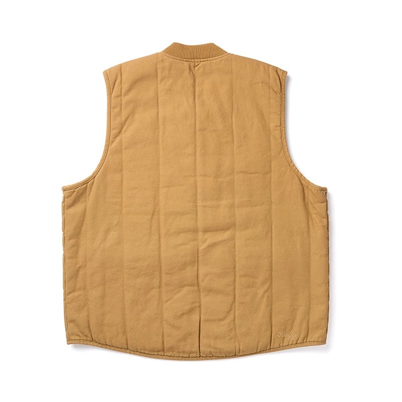 Seager Bison Duck Canvas Vest - Bronze - 7B Boardshop