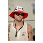 Brixton x Rainier Boonie Hat - Natural/Red - 7B Boardshop