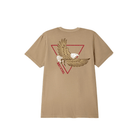 Brixton Opal Short Sleeve Tee – Timeless Taupe Worn Wash Graphic T-Shirt - 7B Boardshop