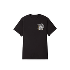 Brixton Wolcott Short Sleeve Tee – Black Worn Wash Graphic T-Shirt - 7B Boardshop