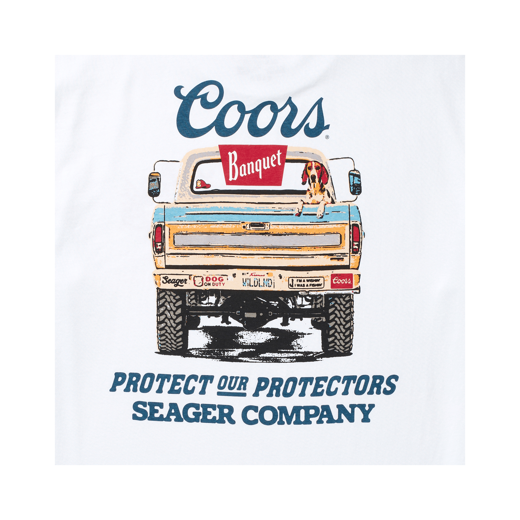 Seager X Coors Bumper Tee - 7B Boardshop