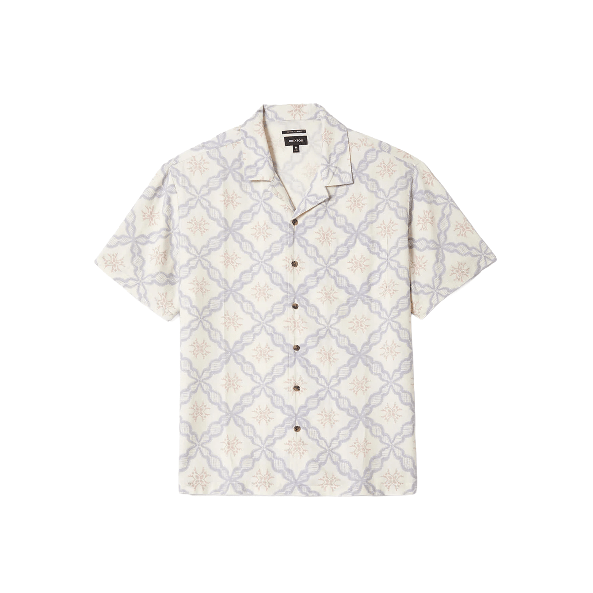 Brixton Bunker Slub Short Sleeve Woven Shirt - 7B Boardshop