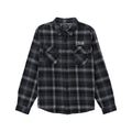 1910 Burslem Men's Flannel Shirt - Charcoal - 7B Boardshop