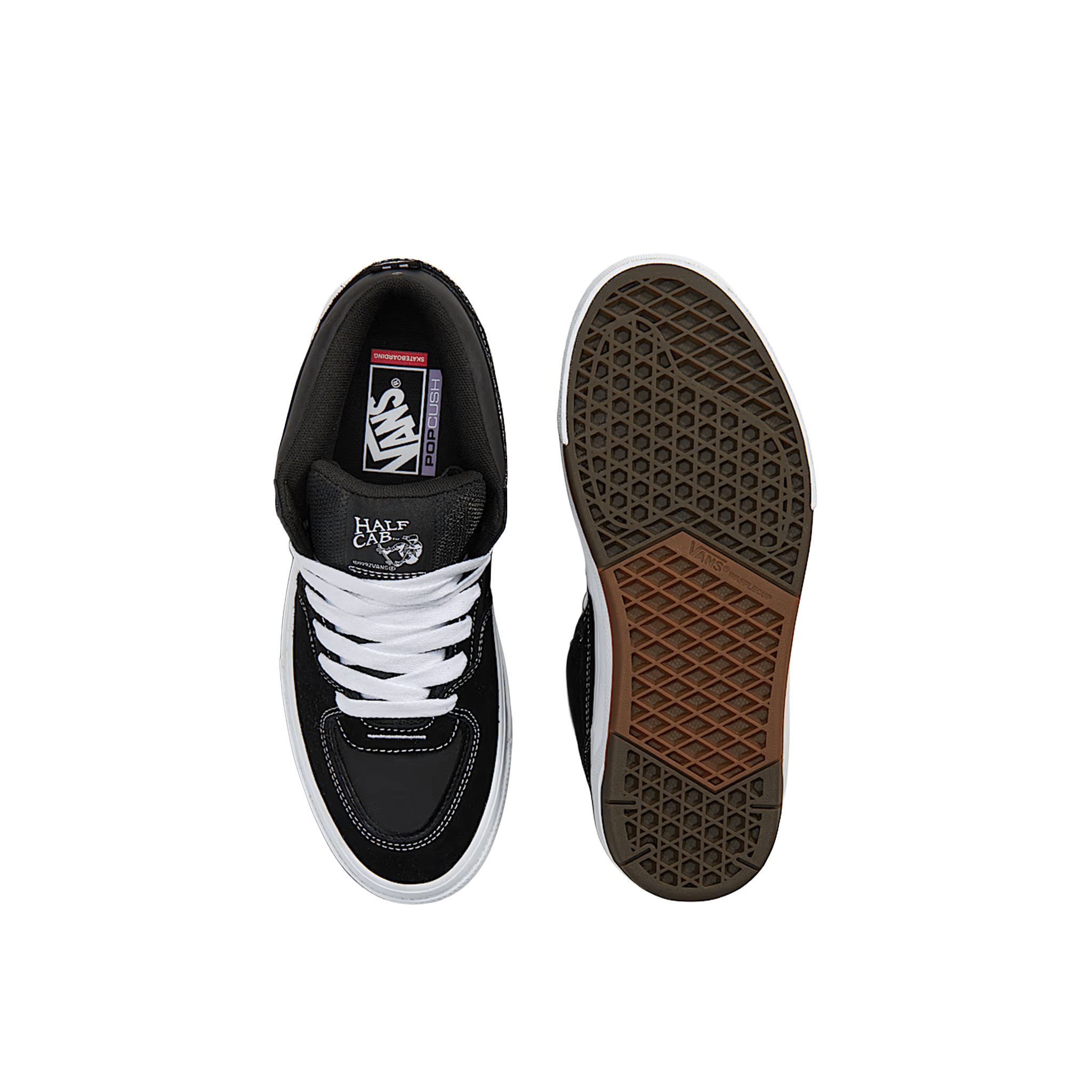 Vans Skate Half Cab WaffleCup - Black/White - 7B Boardshop