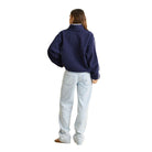 Rhythm Women's Camp Half Zip Sherpa Pullover - Ocean - 7B Boardshop