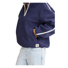 Rhythm Women's Camp Half Zip Sherpa Pullover - Ocean - 7B Boardshop
