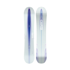 Two white and purple CAPiTA skis on a white background