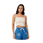 Rip Curl Catalina Island Shirred Top – Natural - 7B Boardshop