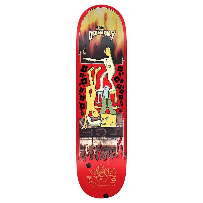 Krooked Skateboards Cernicky Hot 8.25" Skateboard Deck - 7B Boardshop