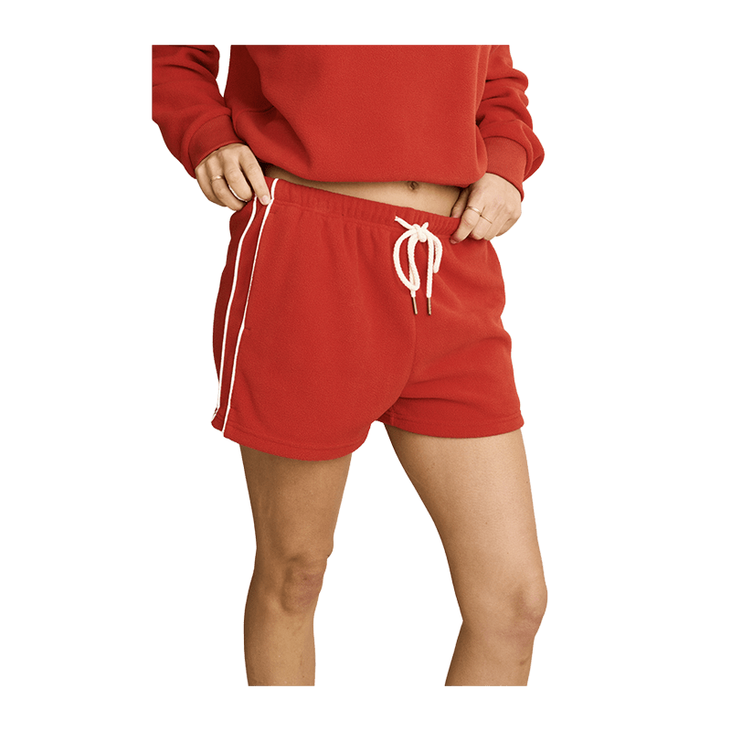 Rhythm Women's Pipe Polar Fleece Short – Cherry - 7B Boardshop