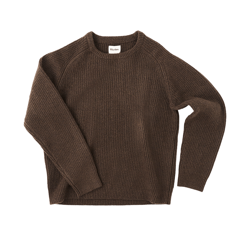 Rhythm Vintage Waffle Knit Sweater – Men's - 7B Boardshop