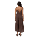 Rhythm Classic Tiered Midi Dress – Women's Chocolate - 7B Boardshop