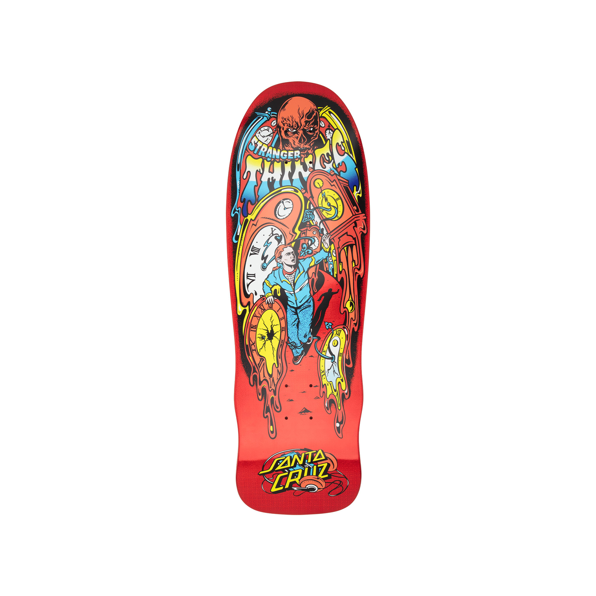 Stranger Things X Santa Cruz Deck - Grabke Max Melting Clock – 7B