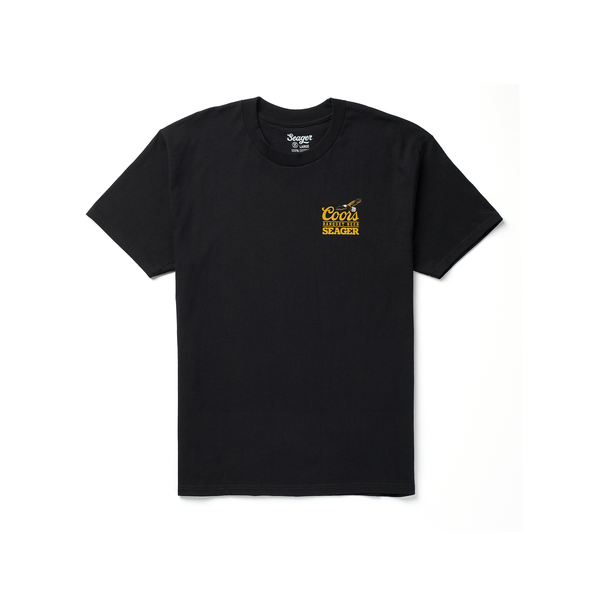 Seager X Coors Banquet Preserve Tee Black - 7B Boardshop