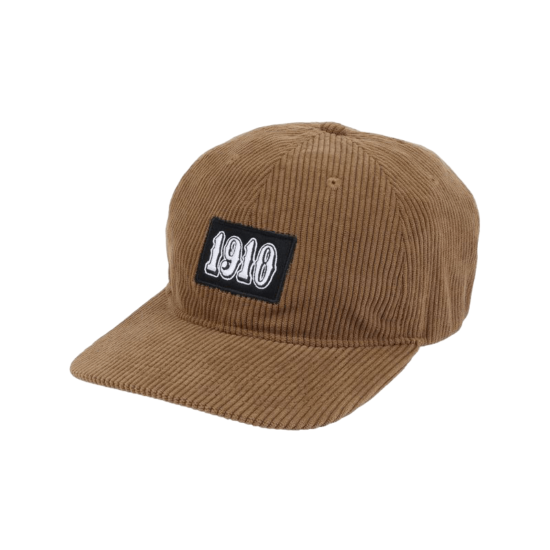 1910 Discord Snapback Buckleback Hat – Brown Corduroy - 7B Boardshop