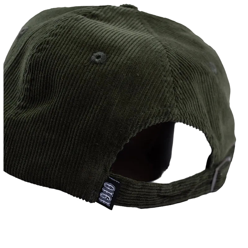 1910 Discord Buckleback Hat - Brown / Olive - 7B Boardshop
