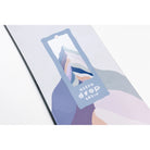 Product packaging with a mirror and colorful design on a white background