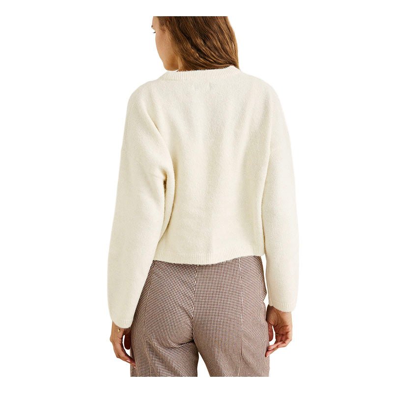 Rhythm Estelle Fluffy Crew Neck Knit Women's Fleece - 7B Boardshop