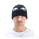 Beyond Medals Jacquard Beanie Eyes - Black - 7B Boardshop