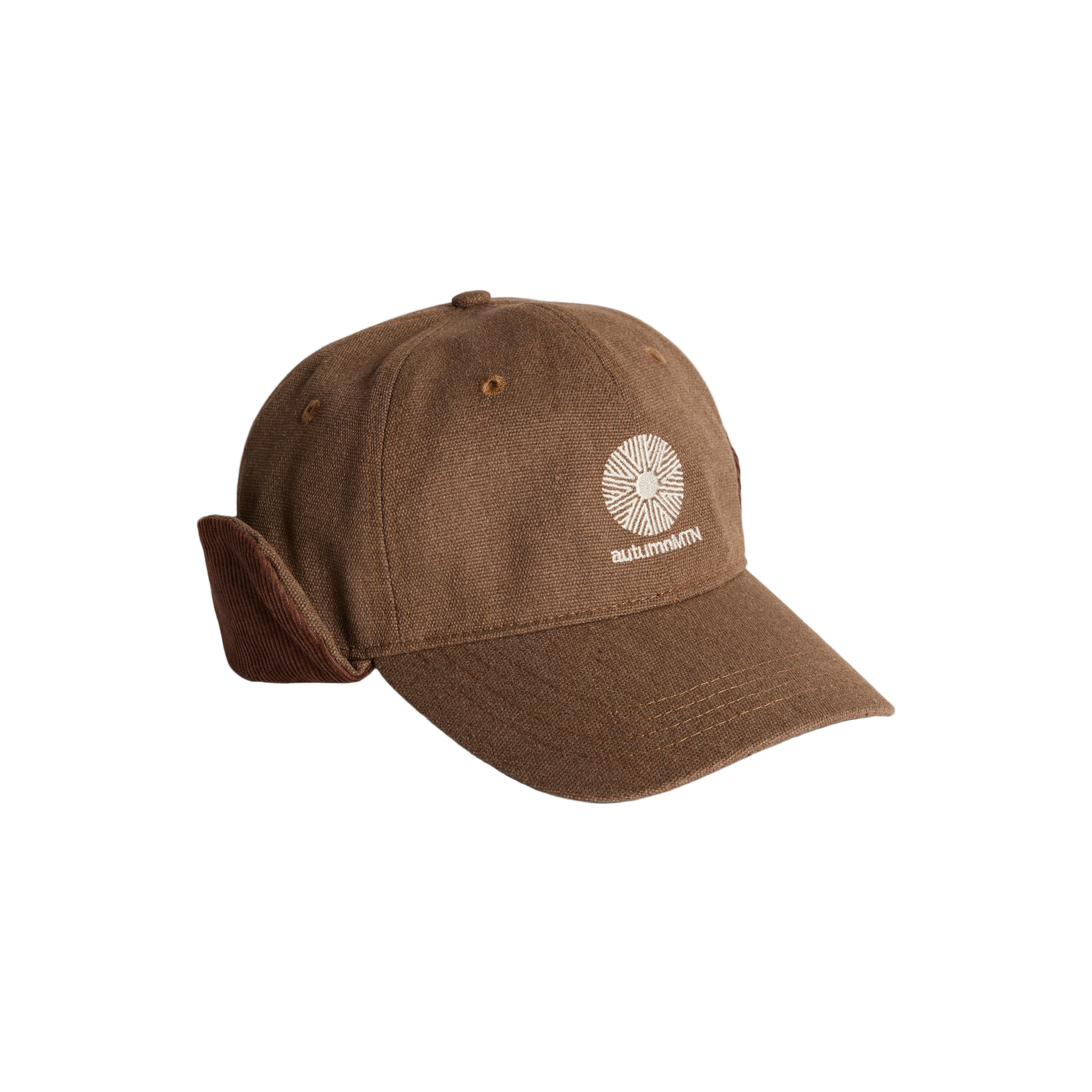 Autumn Washed Canvas Flap Cap - Light Brown - 7B Boardshop