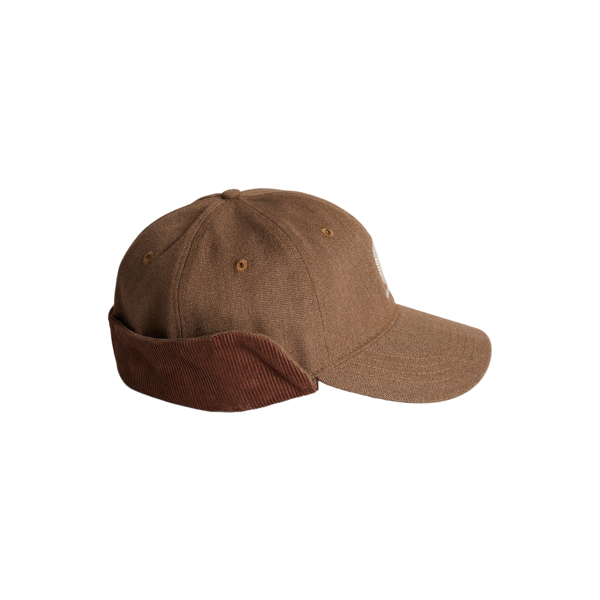 Autumn Washed Canvas Flap Cap - Light Brown - 7B Boardshop