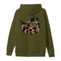 Dark Seas Faithful Friend Men's Fleece Hoodie – Army - 7B Boardshop