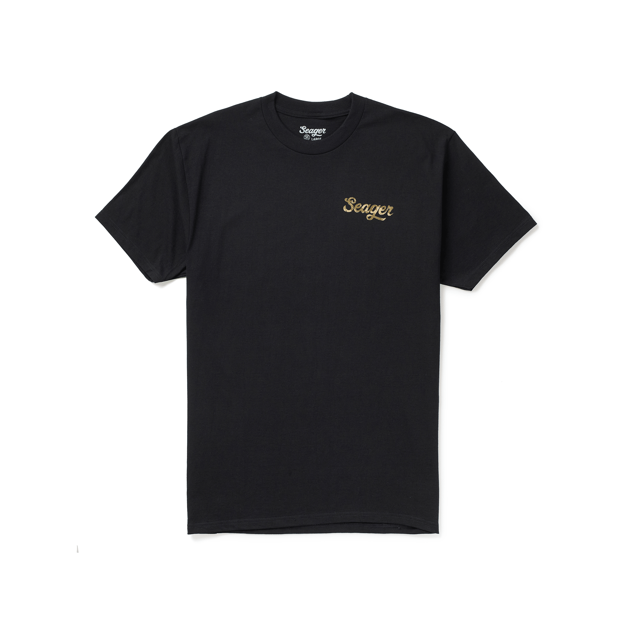 Seager Russ Fill T-Shirt – Black - 7B Boardshop