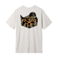 Dark Seas Faithful Friend Men's Mineral Tee – Heather Oatmeal - 7B Boardshop