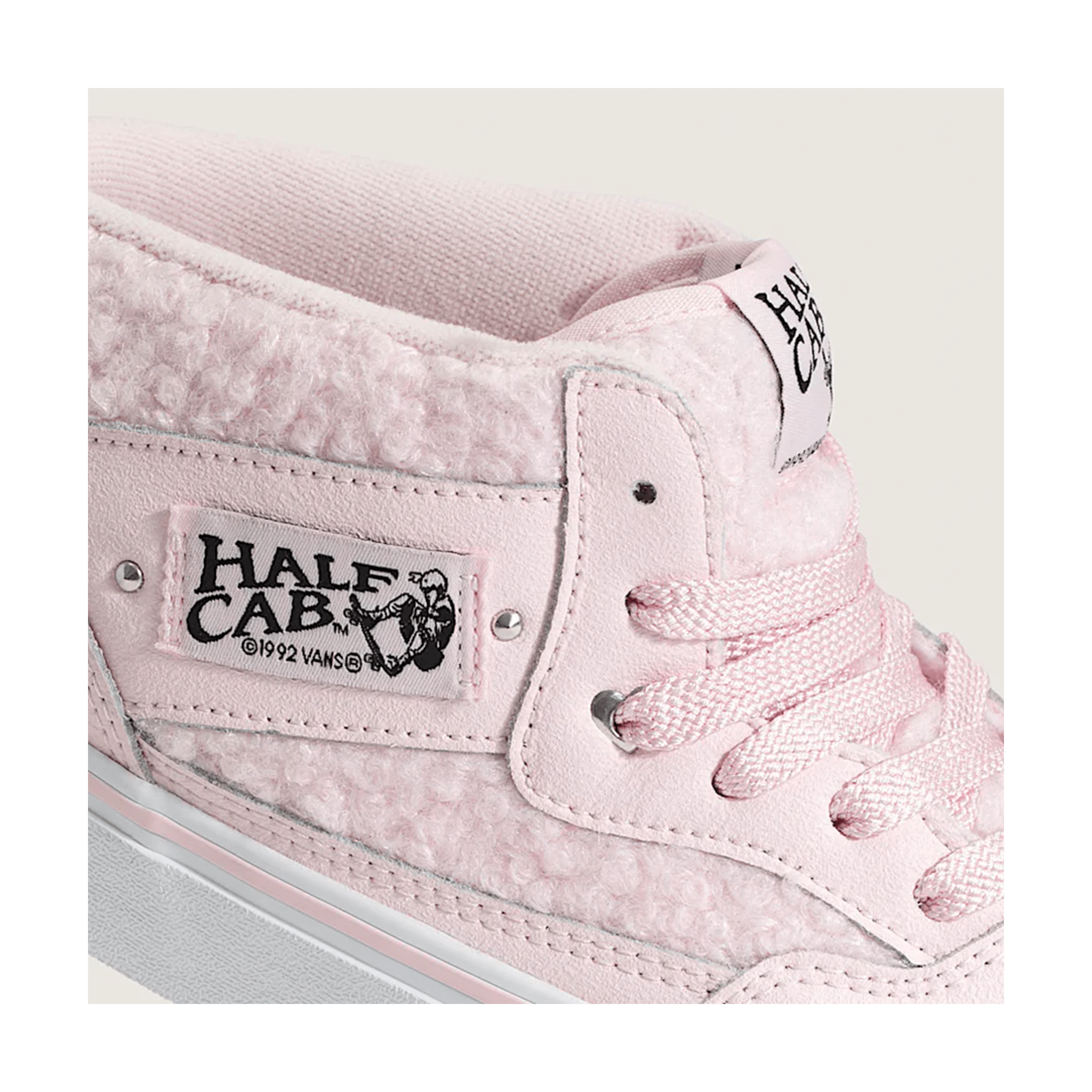 Vans Skate Half Cab - Pink/White (Women's) - 7B Boardshop