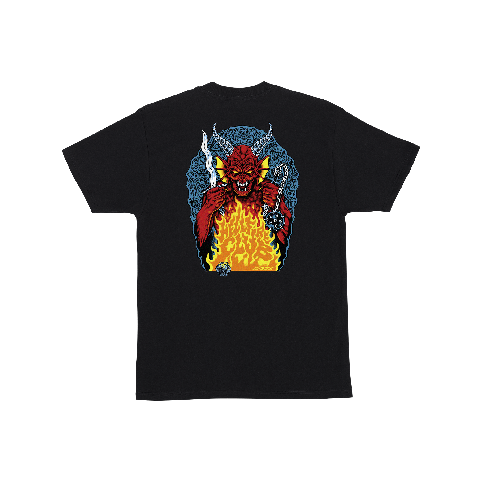 Stranger Things X Santa Cruz Hellfire Pit S/S - 7B Boardshop