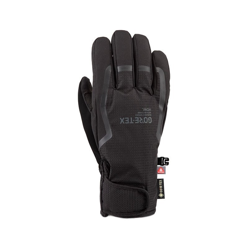 Howl Helm GORE-TEX Snowboard Gloves - Black - 7B Boardshop