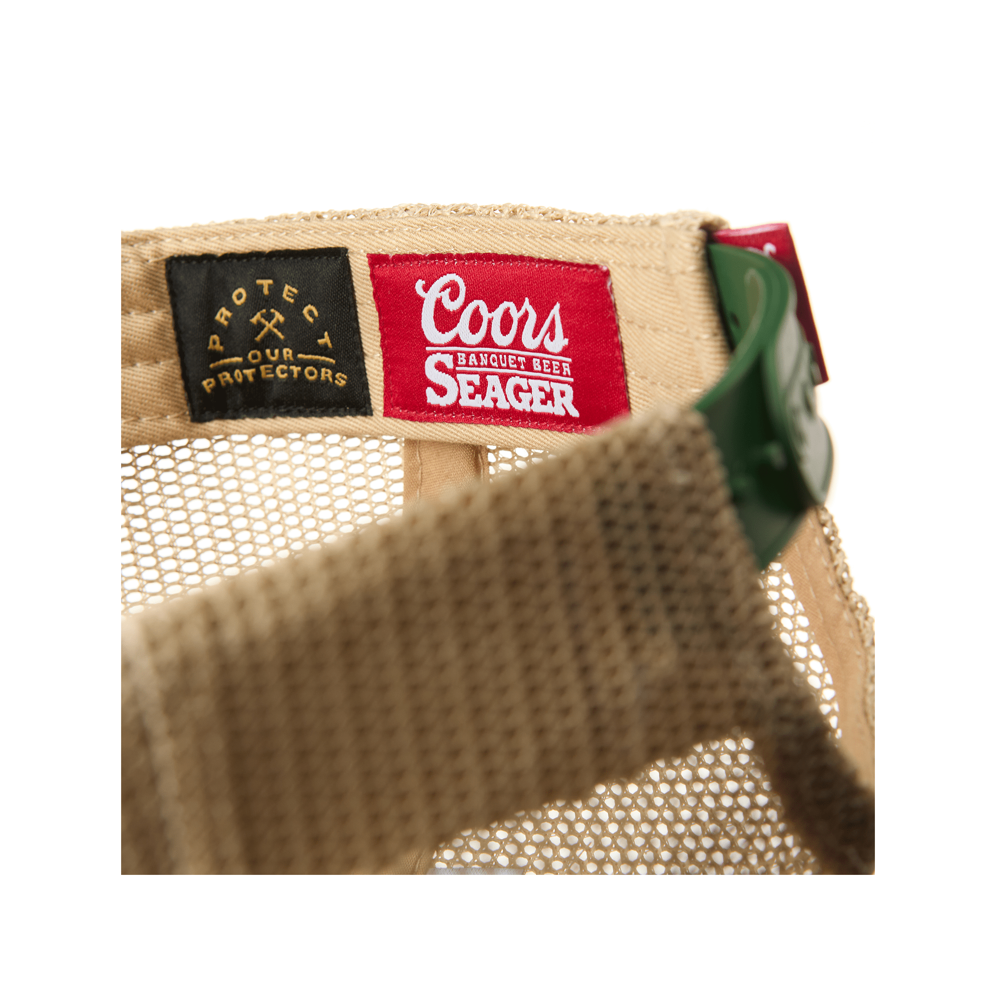 Seager X Coors Banquet Helo Trucker Green - 7B Boardshop